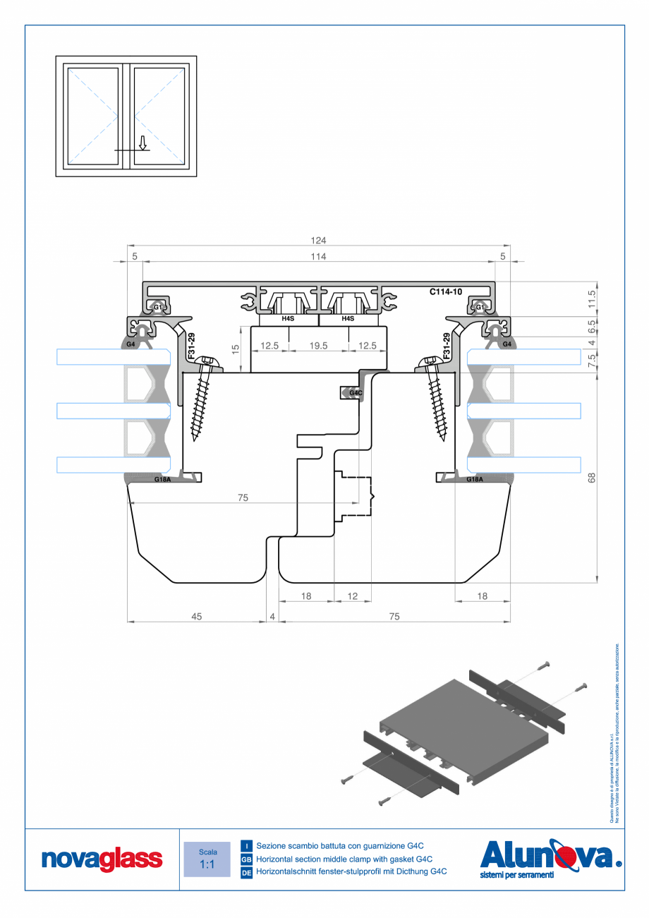 Pagina 5-Ferestre din lemn placate cu aluminiu Alunova NovaGlass Fisa tehnica 