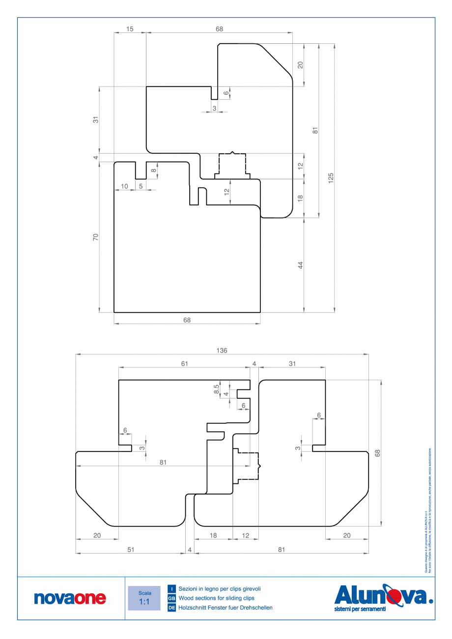 Pagina 2-Ferestre din lemn placate cu aluminiu Alunova NovaOne Fisa tehnica 