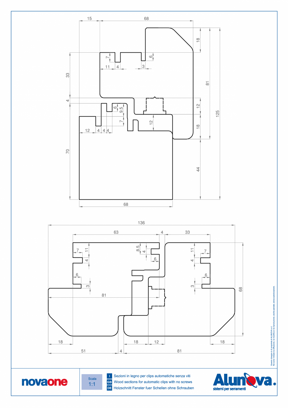 Pagina 3-Ferestre din lemn placate cu aluminiu Alunova NovaOne Fisa tehnica 
