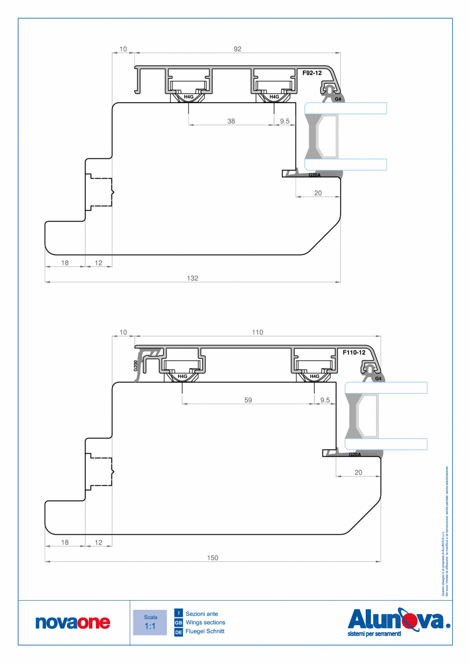 Pagina 11-Ferestre din lemn placate cu aluminiu Alunova NovaOne Fisa tehnica 