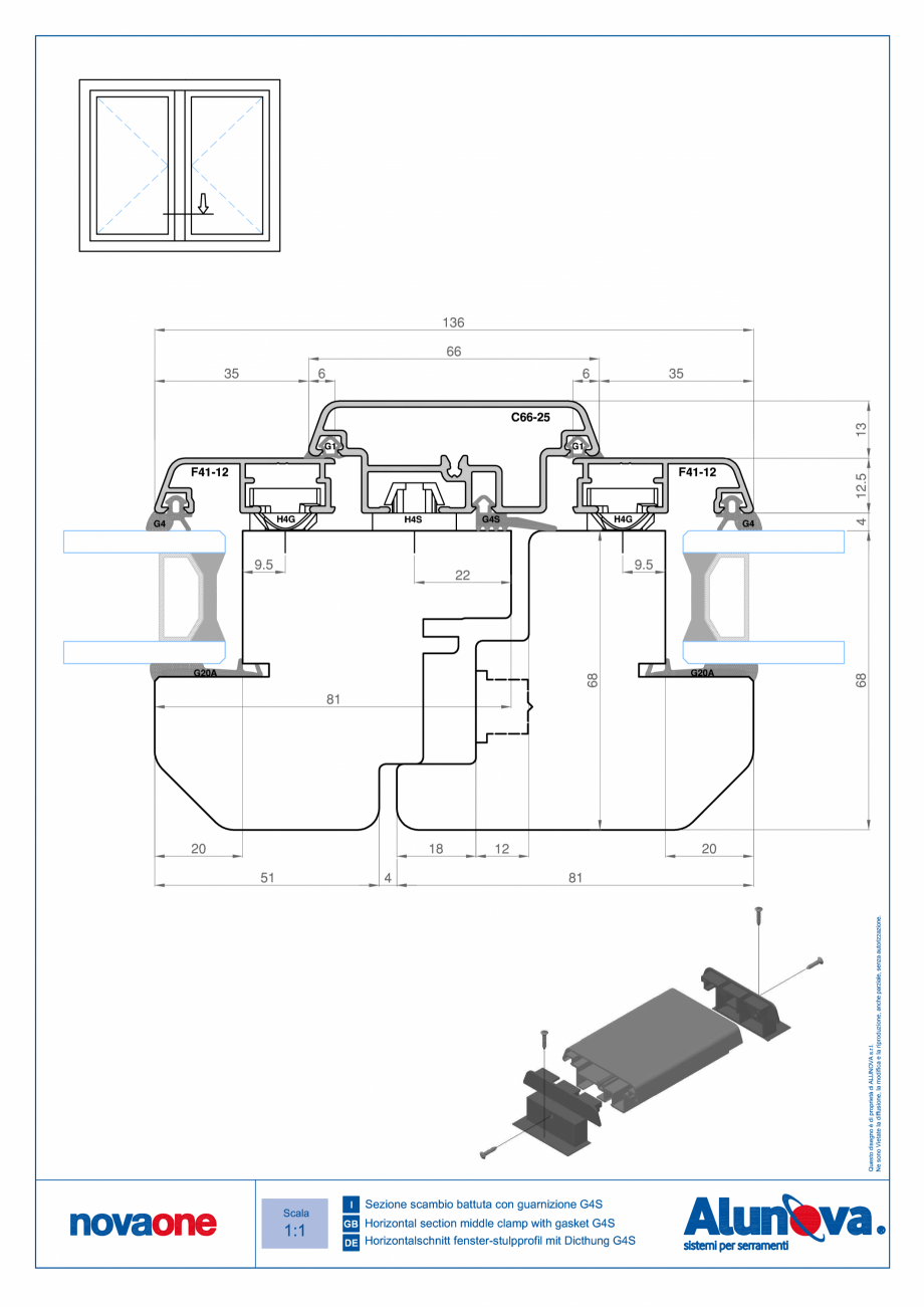 Pagina 12-Ferestre din lemn placate cu aluminiu Alunova NovaOne Fisa tehnica 