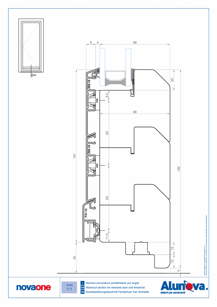 Pagina 17-Ferestre din lemn placate cu aluminiu Alunova NovaOne Fisa tehnica 