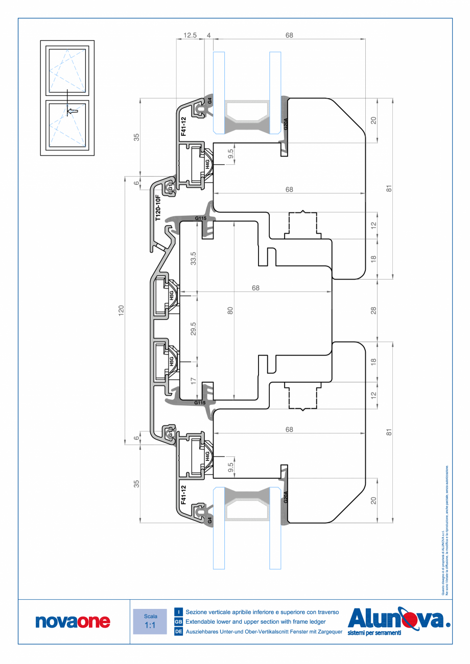 Pagina 27-Ferestre din lemn placate cu aluminiu Alunova NovaOne Fisa tehnica 