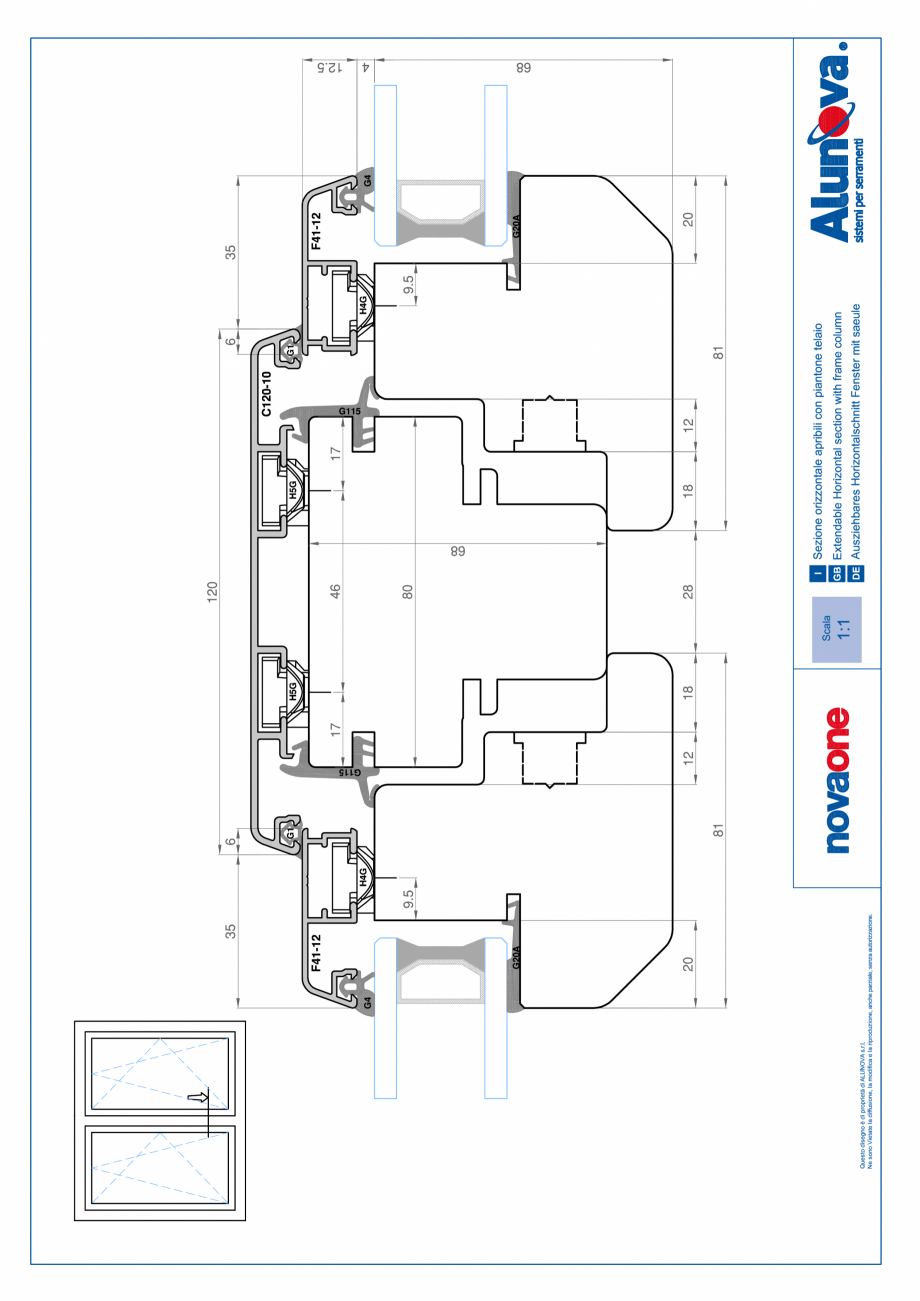 Pagina 32-Ferestre din lemn placate cu aluminiu Alunova NovaOne Fisa tehnica 