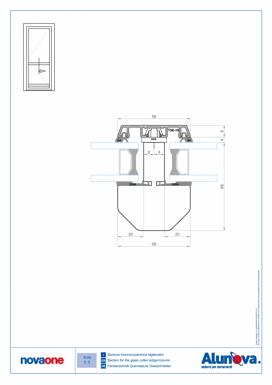 Pagina 36-Ferestre din lemn placate cu aluminiu Alunova NovaOne Fisa tehnica 