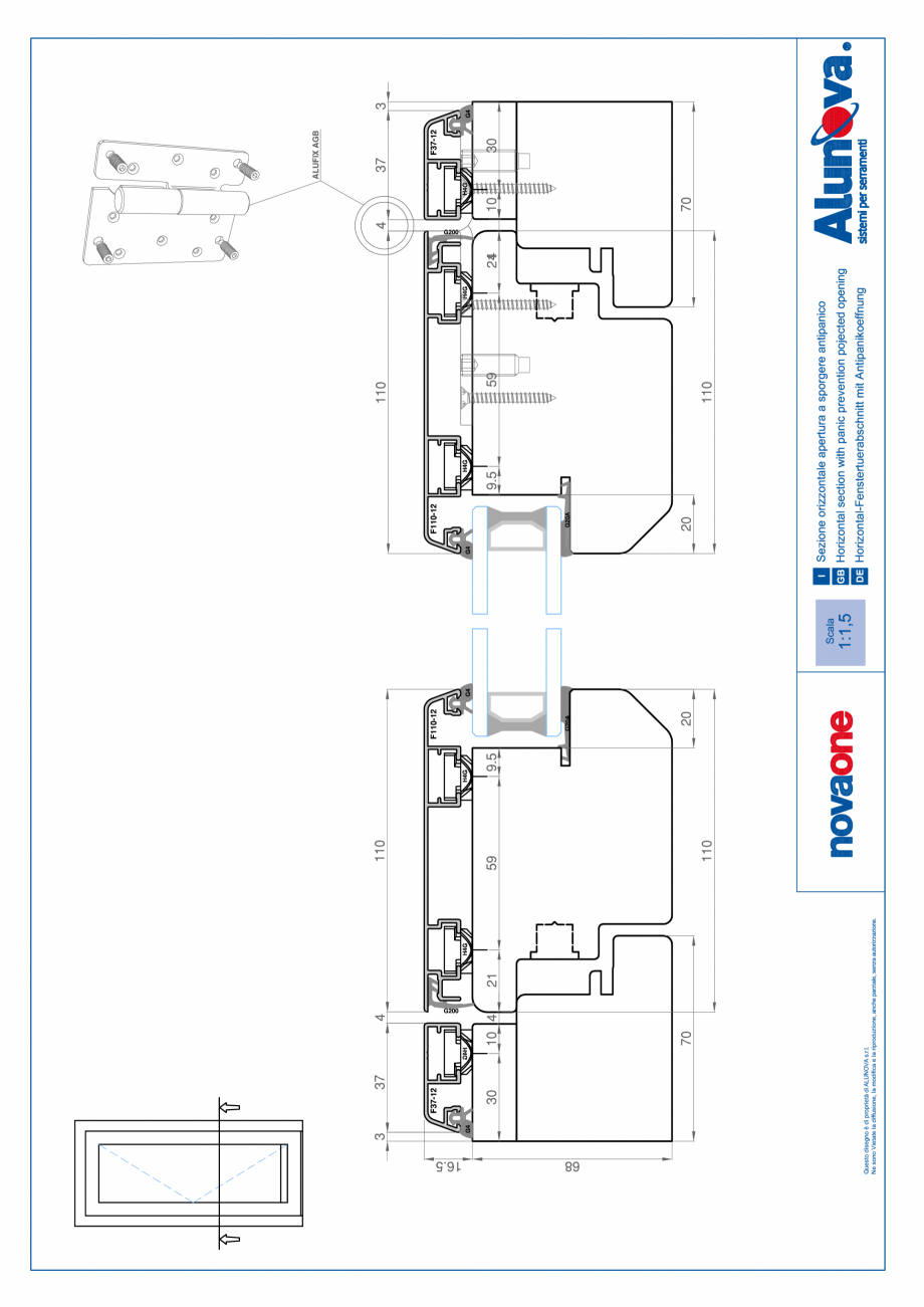 Pagina 39-Ferestre din lemn placate cu aluminiu Alunova NovaOne Fisa tehnica 