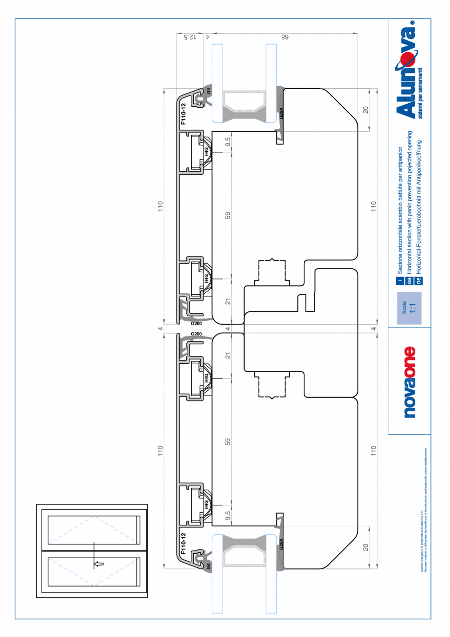 Pagina 40-Ferestre din lemn placate cu aluminiu Alunova NovaOne Fisa tehnica 
