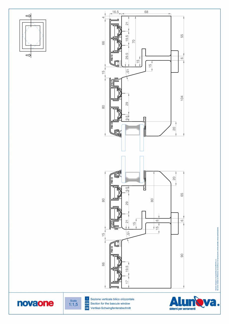 Pagina 42-Ferestre din lemn placate cu aluminiu Alunova NovaOne Fisa tehnica 