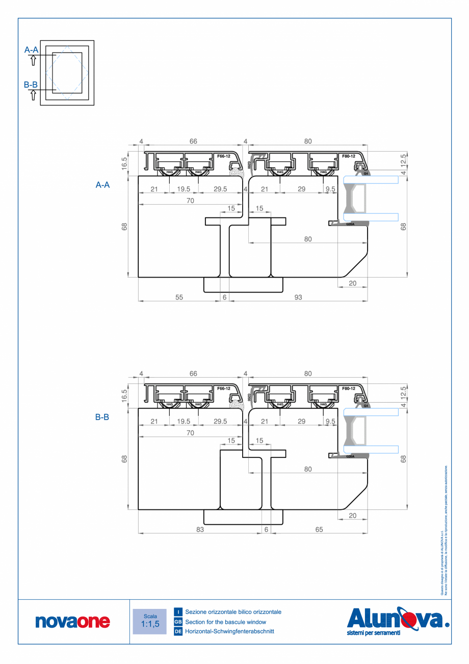 Pagina 43-Ferestre din lemn placate cu aluminiu Alunova NovaOne Fisa tehnica 