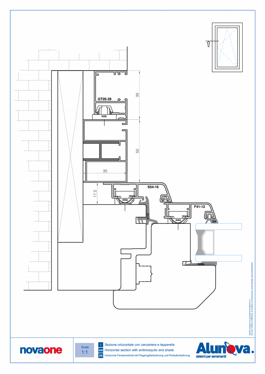 Pagina 44-Ferestre din lemn placate cu aluminiu Alunova NovaOne Fisa tehnica 