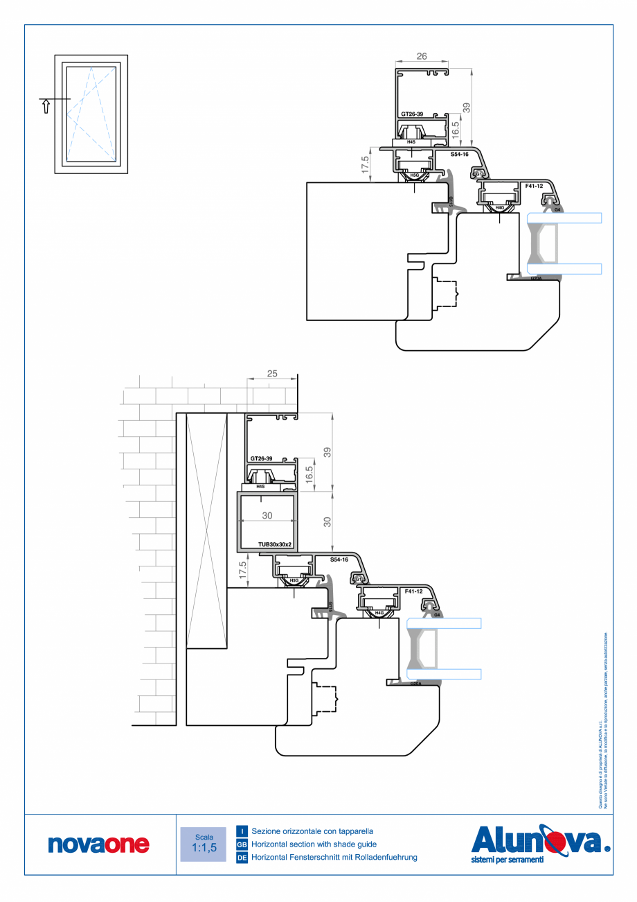 Pagina 46-Ferestre din lemn placate cu aluminiu Alunova NovaOne Fisa tehnica 