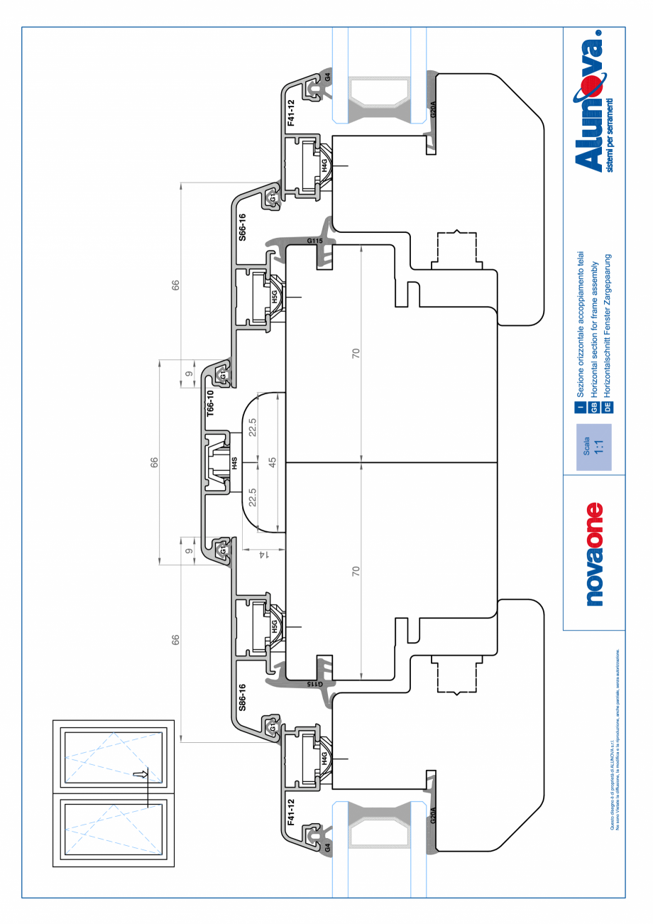 Pagina 49-Ferestre din lemn placate cu aluminiu Alunova NovaOne Fisa tehnica 