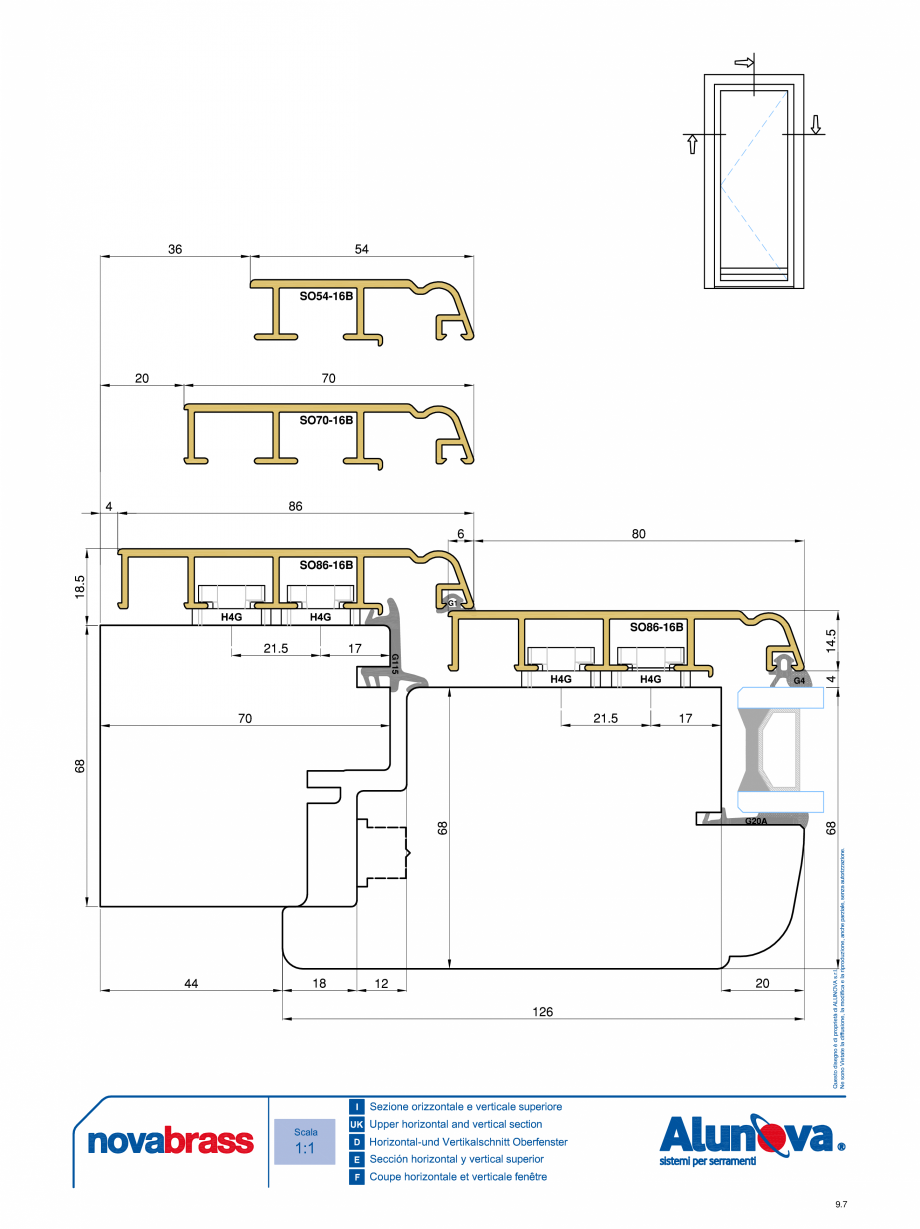 Pagina 7-Ferestre din lemn placate cu aluminiu Alunova NovaBrass Fisa tehnica 