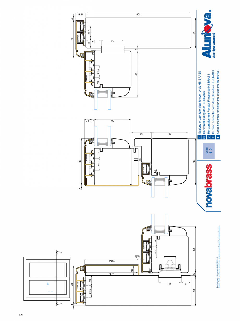 Pagina 12-Ferestre din lemn placate cu aluminiu Alunova NovaBrass Fisa tehnica 