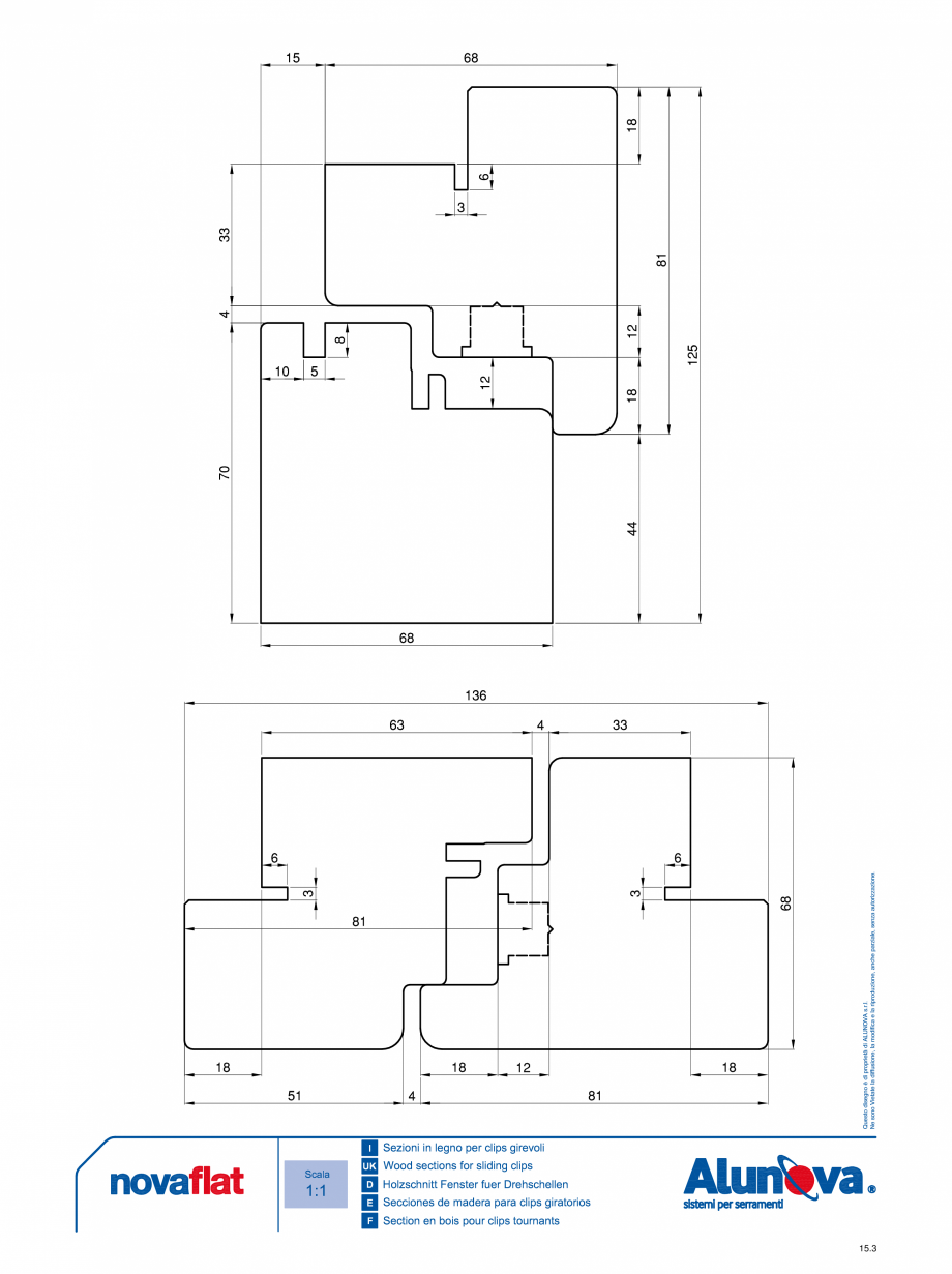 Pagina 3-Ferestre din lemn placate cu aluminiu Alunova NovaFlat Fisa tehnica 