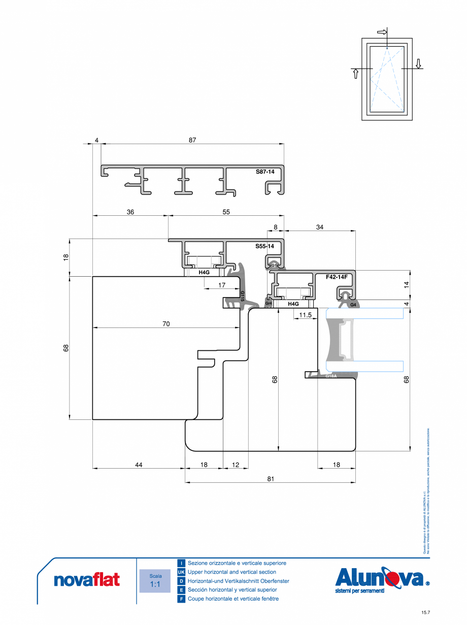 Pagina 7-Ferestre din lemn placate cu aluminiu Alunova NovaFlat Fisa tehnica 