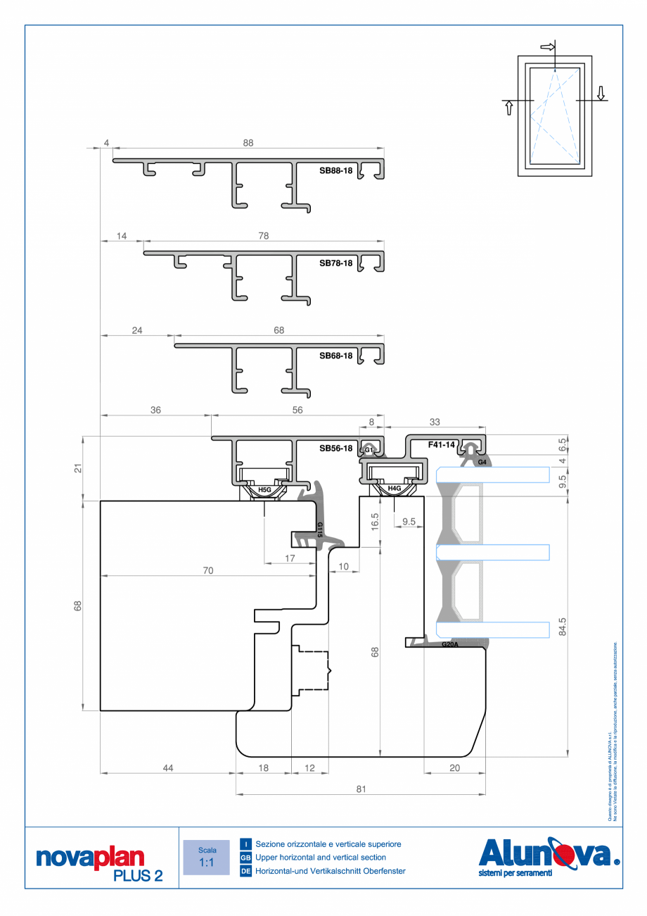 Pagina 4-Ferestre din lemn placate cu aluminiu Alunova NovaPlan Plus2 Fisa tehnica 