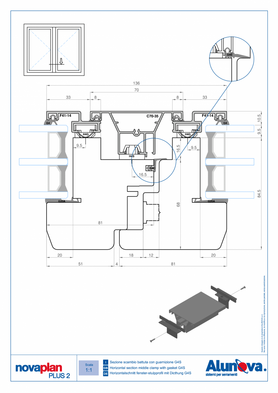 Pagina 5-Ferestre din lemn placate cu aluminiu Alunova NovaPlan Plus2 Fisa tehnica 