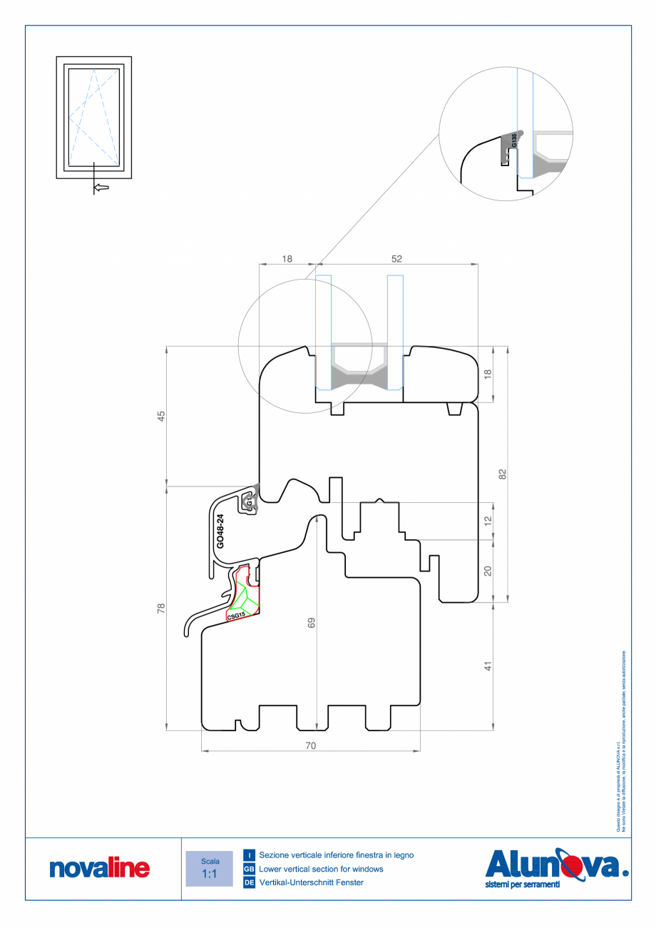 Pagina 2-Ferestre din lemn placate cu aluminiu Alunova NovaLine Fisa tehnica 
