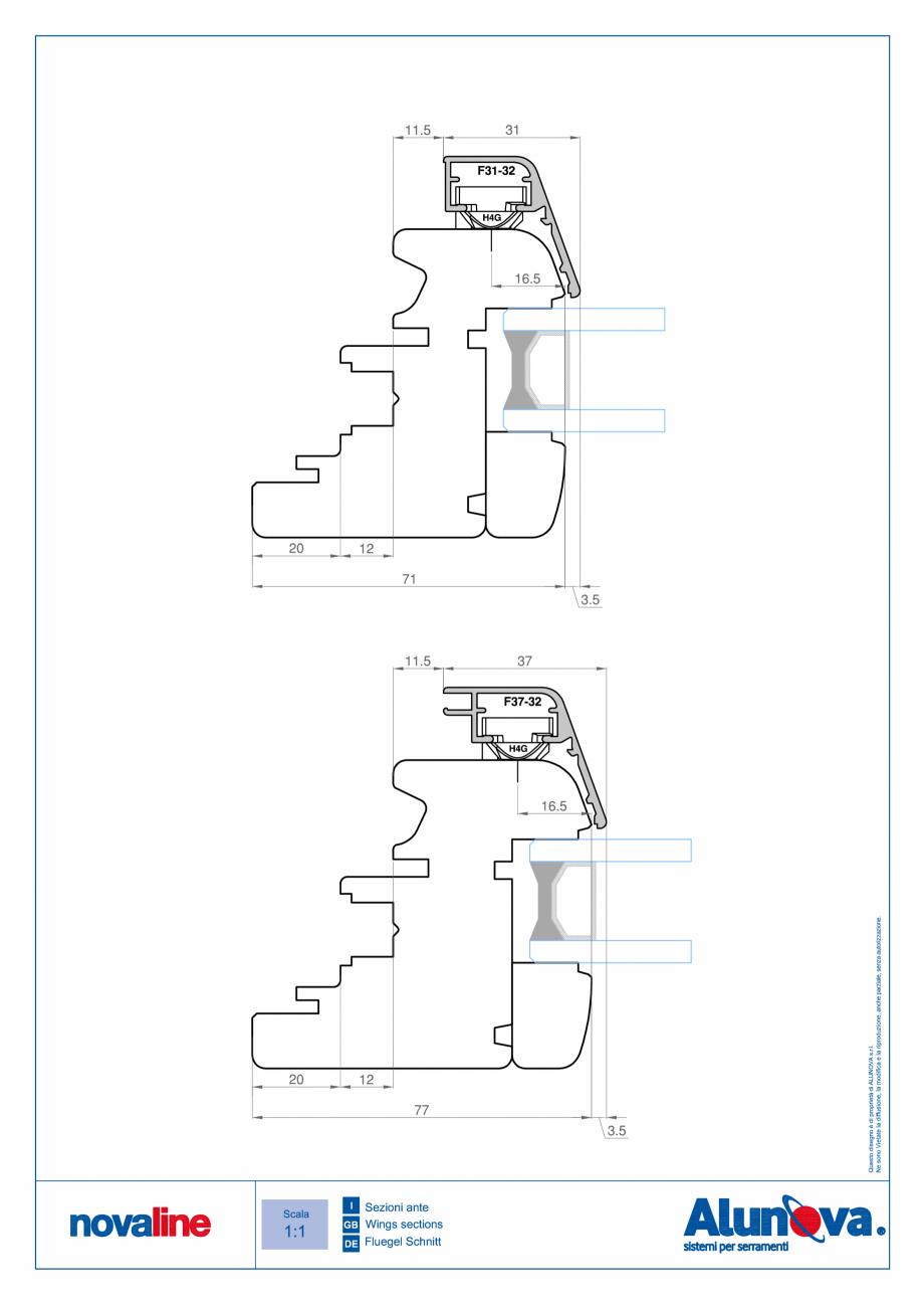Pagina 5-Ferestre din lemn placate cu aluminiu Alunova NovaLine Fisa tehnica 