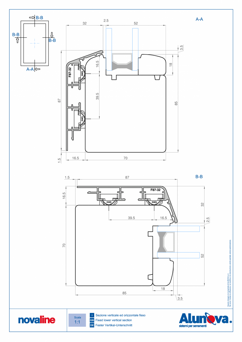 Pagina 15 - Ferestre din lemn placate cu aluminiu Alunova NovaLine Fisa tehnica 