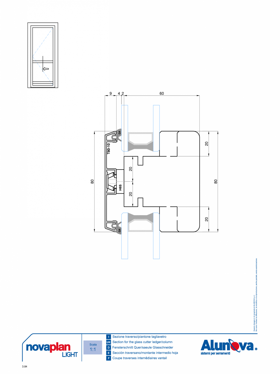 Pagina 10-Ferestre din lemn placate cu aluminiu Alunova NovaPlan Light Fisa tehnica 