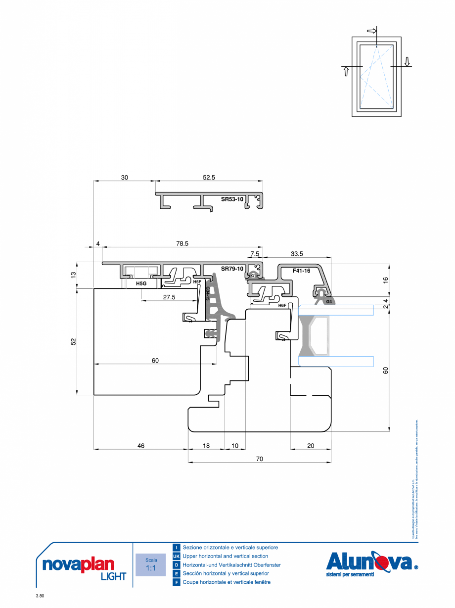 Pagina 6-Ferestre din lemn placate cu aluminiu Alunova NovaPlan Light Fisa tehnica 