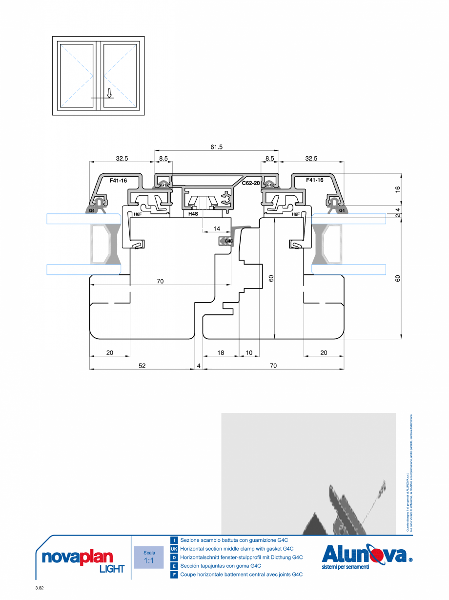 Pagina 8-Ferestre din lemn placate cu aluminiu Alunova NovaPlan Light Fisa tehnica 