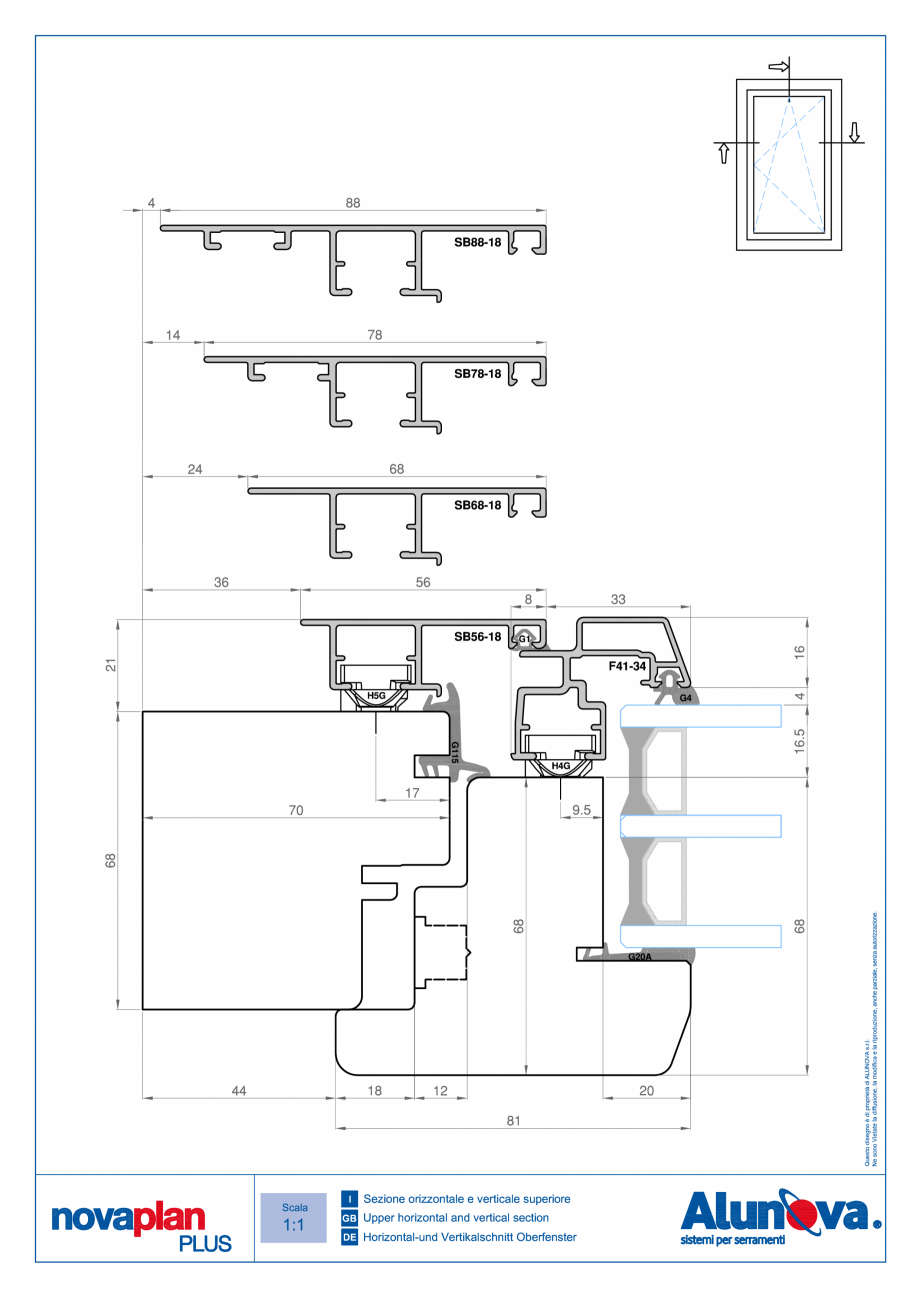 Pagina 6-Ferestre din lemn placate cu aluminiu Alunova NovaPlan Plus Fisa tehnica 