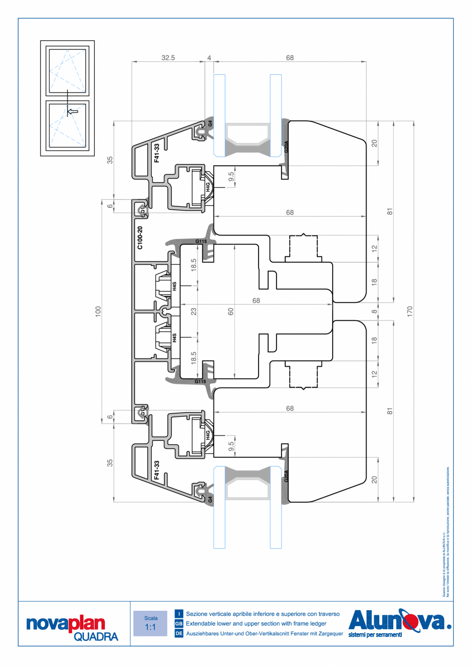 Pagina 16-Ferestre din lemn placate cu aluminiu Alunova NovaPlan Quadra Fisa tehnica 