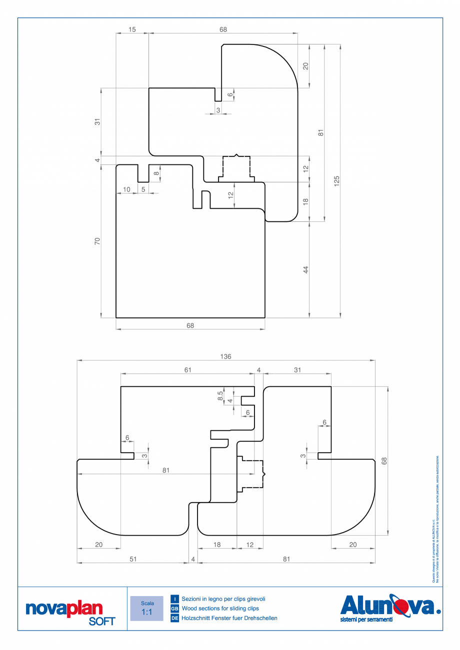Pagina 2-Ferestre din lemn placate cu aluminiu Alunova NovaPlan Soft Fisa tehnica 