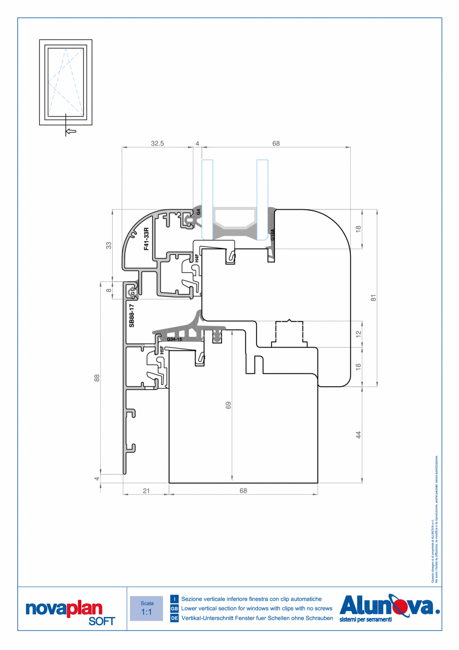 Pagina 5-Ferestre din lemn placate cu aluminiu Alunova NovaPlan Soft Fisa tehnica 