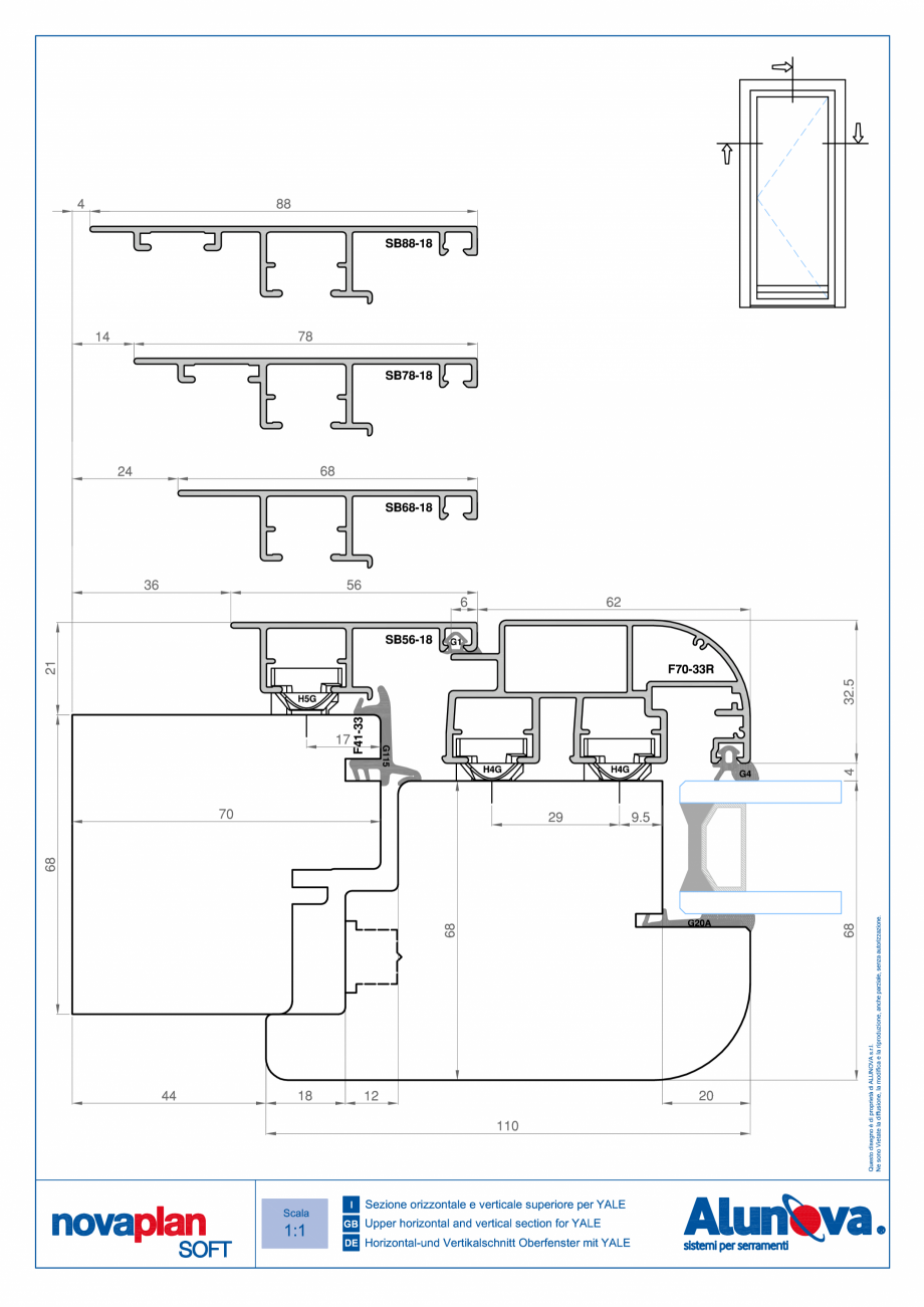 Pagina 7-Ferestre din lemn placate cu aluminiu Alunova NovaPlan Soft Fisa tehnica 