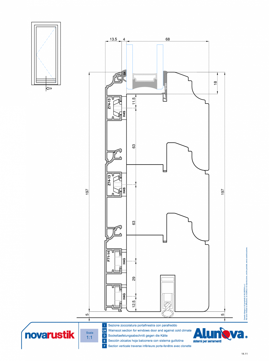 Pagina 11-Ferestre din lemn placate cu aluminiu Alunova NovaRustik Fisa tehnica 