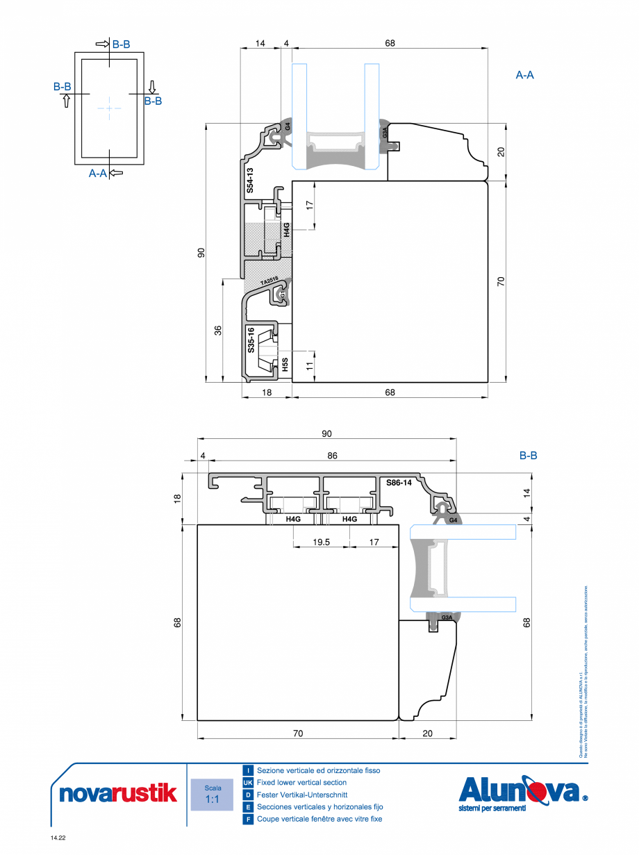Pagina 22-Ferestre din lemn placate cu aluminiu Alunova NovaRustik Fisa tehnica 