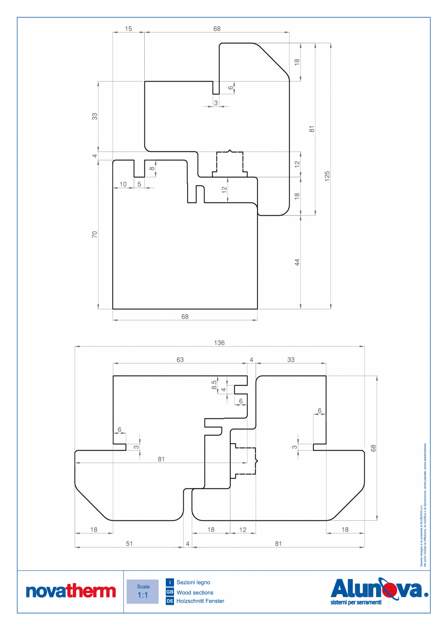 Pagina 2-Ferestre din lemn placate cu aluminiu Alunova NovaTherm Fisa tehnica 
