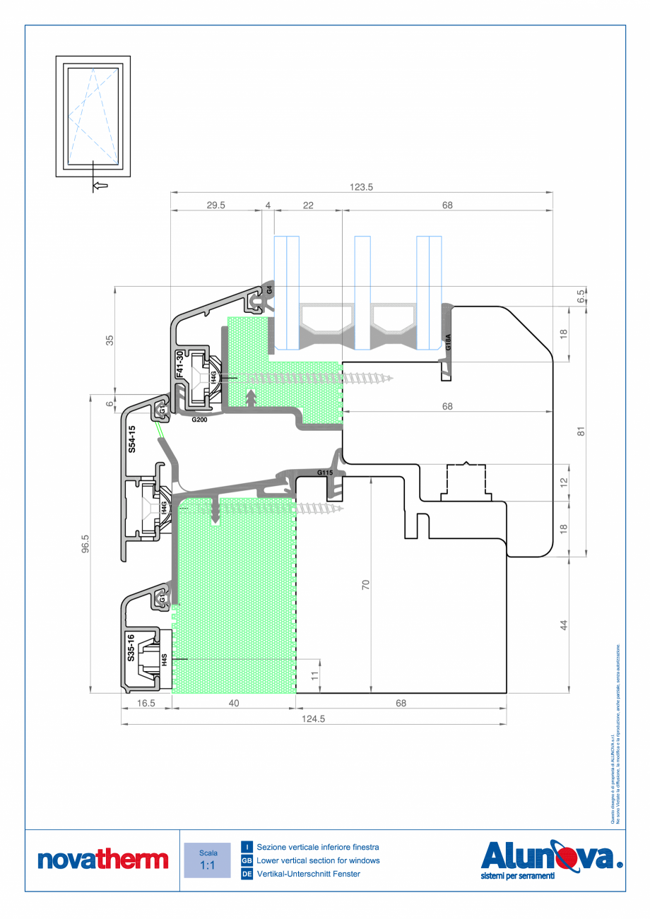 Pagina 3-Ferestre din lemn placate cu aluminiu Alunova NovaTherm Fisa tehnica 