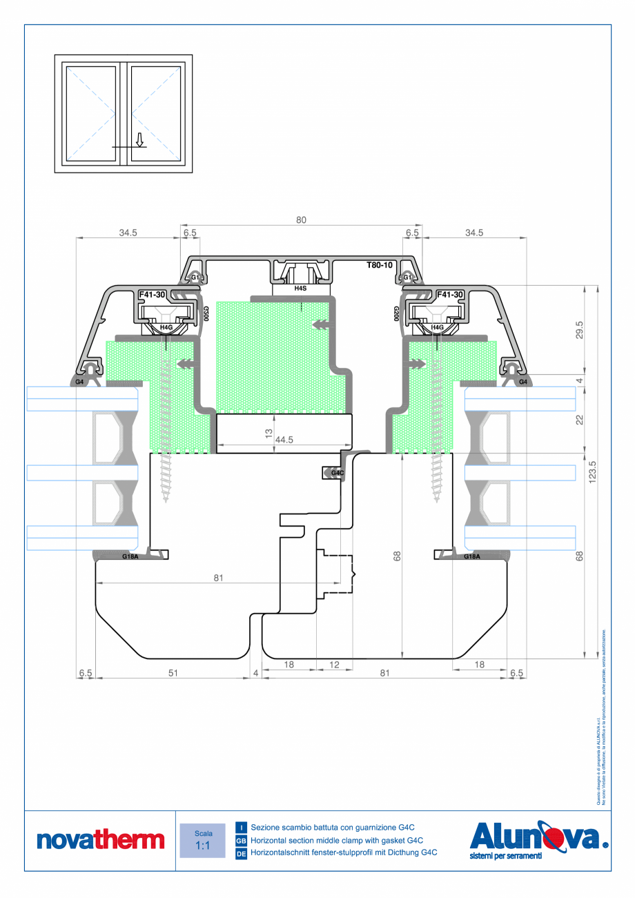 Pagina 6-Ferestre din lemn placate cu aluminiu Alunova NovaTherm Fisa tehnica 