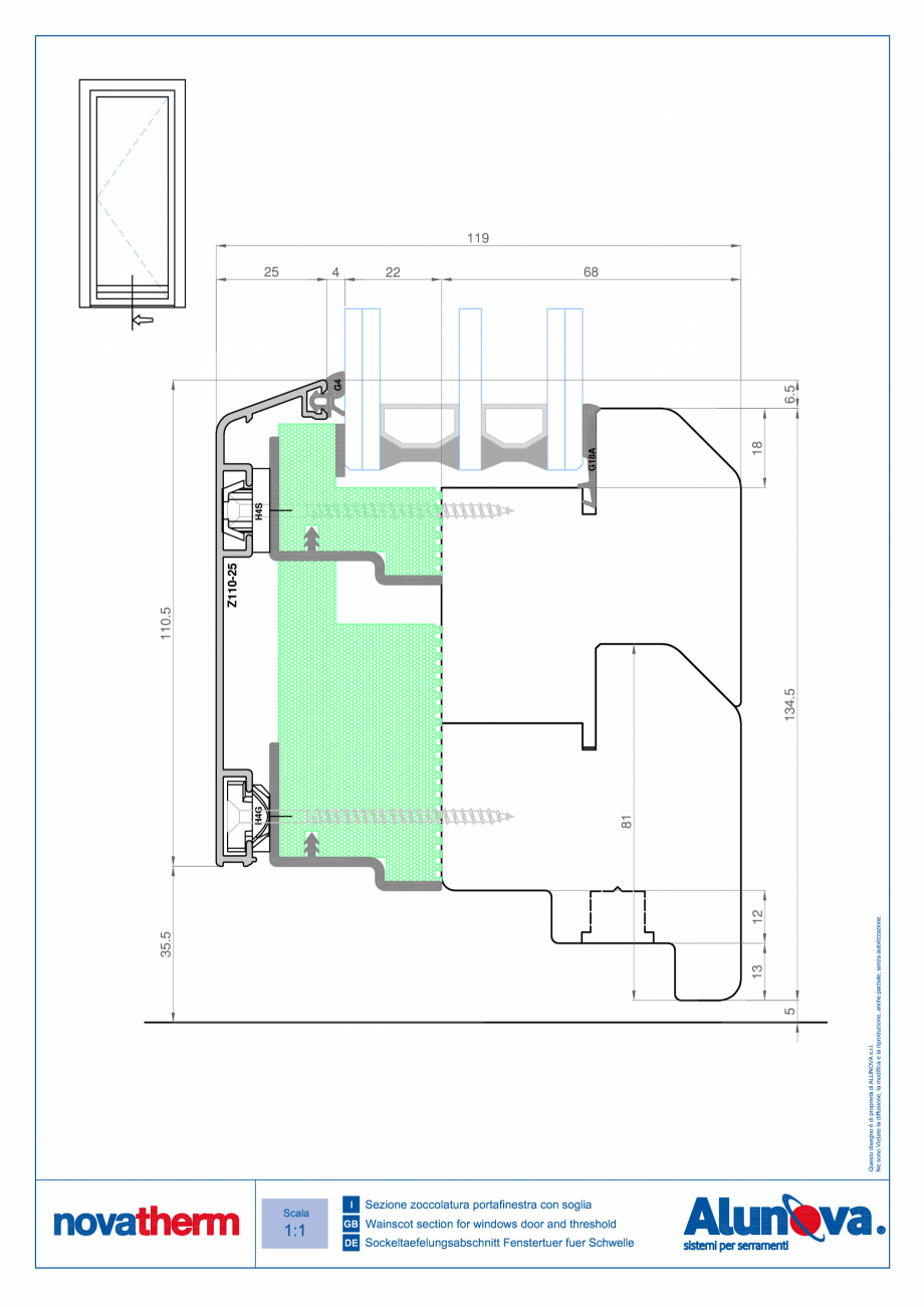 Pagina 7-Ferestre din lemn placate cu aluminiu Alunova NovaTherm Fisa tehnica 