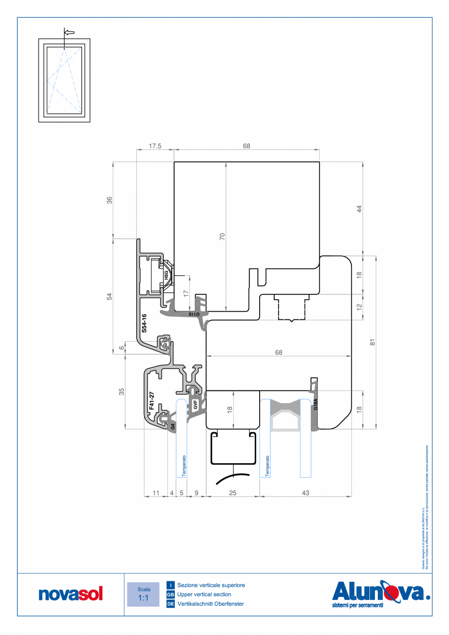 Pagina 3-Ferestre din lemn placate cu aluminiu Alunova NovaSol Fisa tehnica 