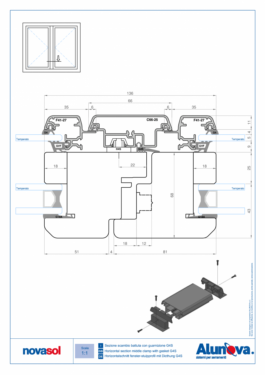 Pagina 6-Ferestre din lemn placate cu aluminiu Alunova NovaSol Fisa tehnica 