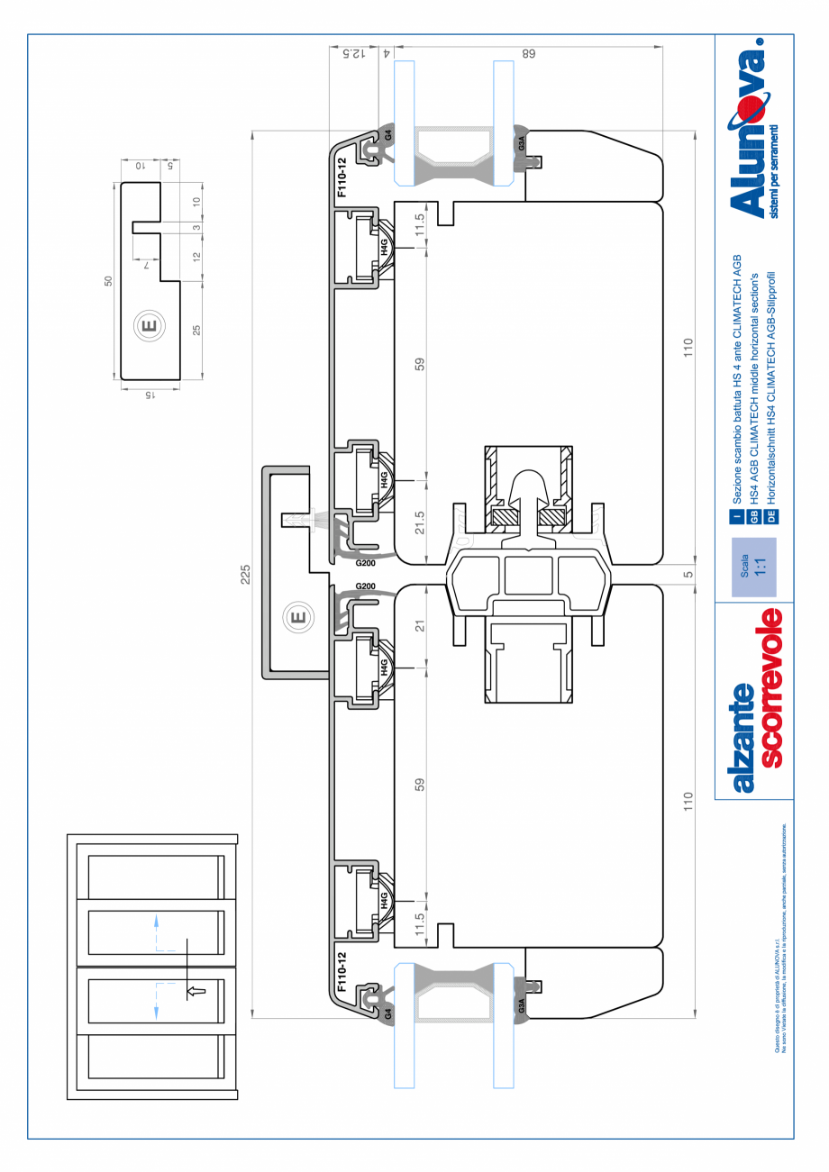 Pagina 5 - Ferestre din lemn placate cu aluminiu Alunova NovaSlide Fisa tehnica 