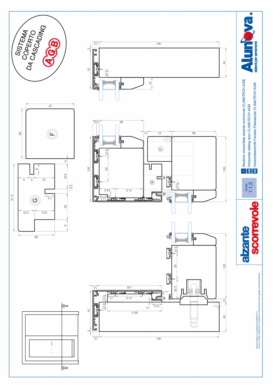 Pagina 6-Ferestre din lemn placate cu aluminiu Alunova NovaSlide Fisa tehnica 