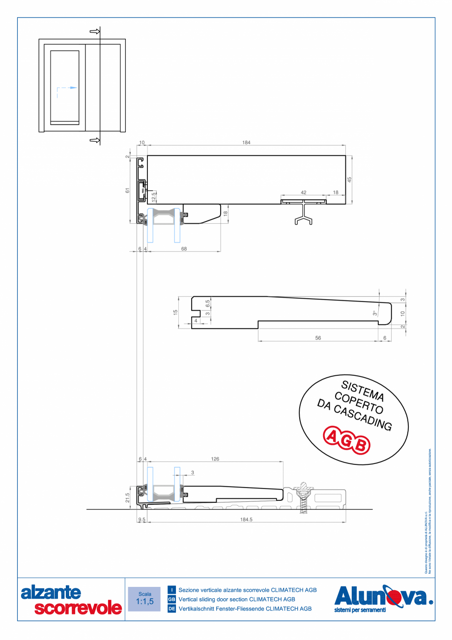 Pagina 8-Ferestre din lemn placate cu aluminiu Alunova NovaSlide Fisa tehnica 