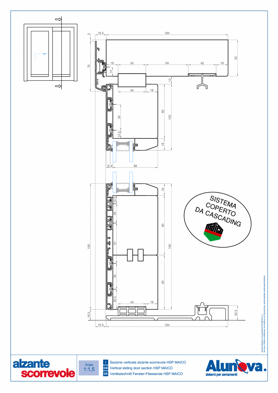 Pagina 11-Ferestre din lemn placate cu aluminiu Alunova NovaSlide Fisa tehnica 