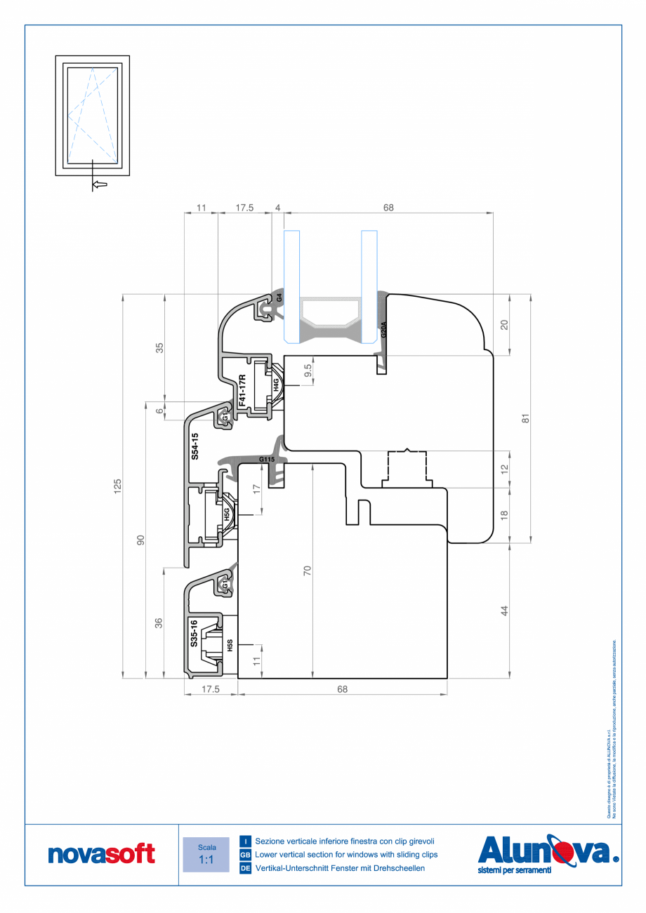 Pagina 4-Ferestre din lemn placate cu aluminiu Alunova NovaSoft Fisa tehnica 