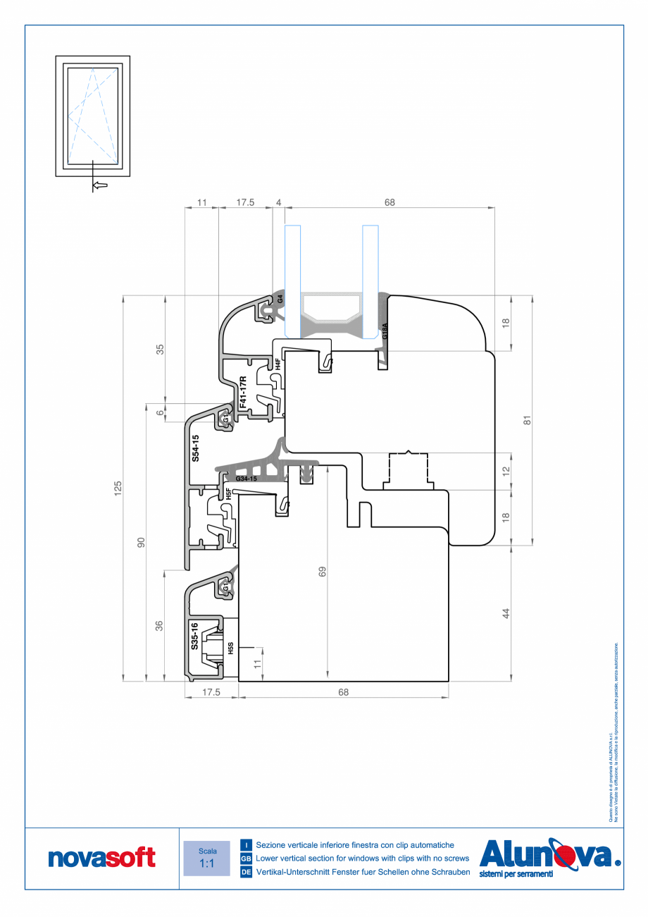 Pagina 5-Ferestre din lemn placate cu aluminiu Alunova NovaSoft Fisa tehnica 