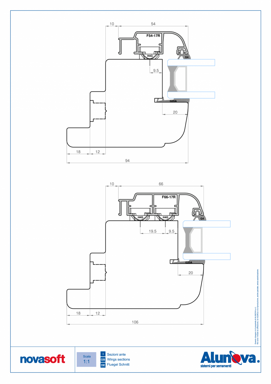 Pagina 8-Ferestre din lemn placate cu aluminiu Alunova NovaSoft Fisa tehnica 