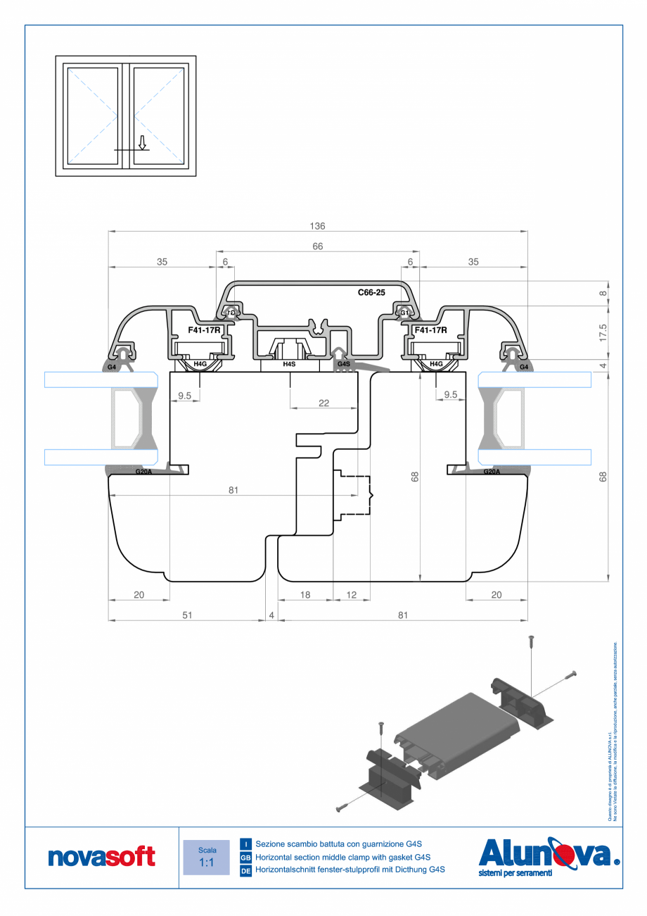Pagina 10-Ferestre din lemn placate cu aluminiu Alunova NovaSoft Fisa tehnica 