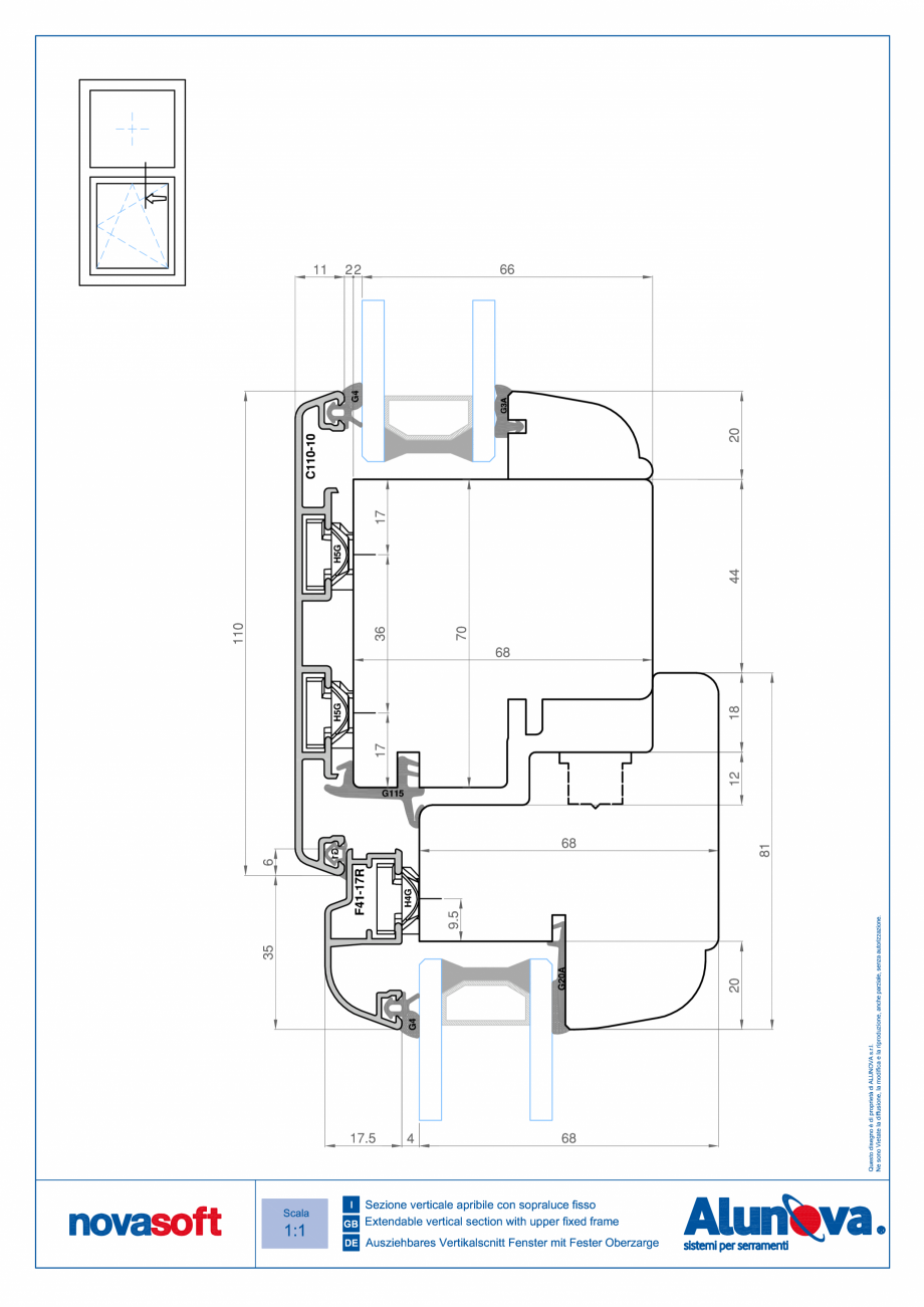 Pagina 24-Ferestre din lemn placate cu aluminiu Alunova NovaSoft Fisa tehnica 